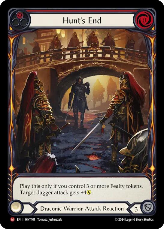 Hunt's End (Extended Art) [HNT101] (The Hunted)  Rainbow Foil | I Want That Stuff Brandon