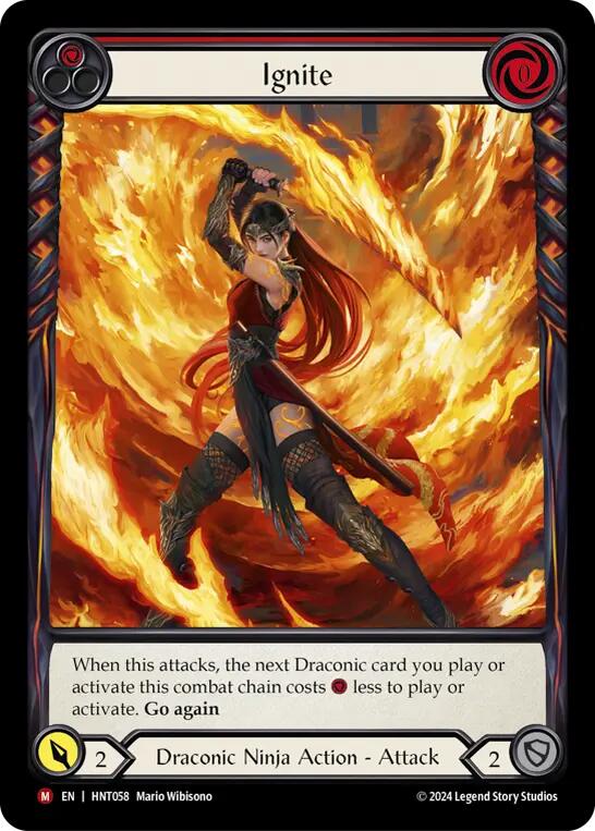 Ignite (Extended Art) [HNT058] (The Hunted)  Rainbow Foil | I Want That Stuff Brandon