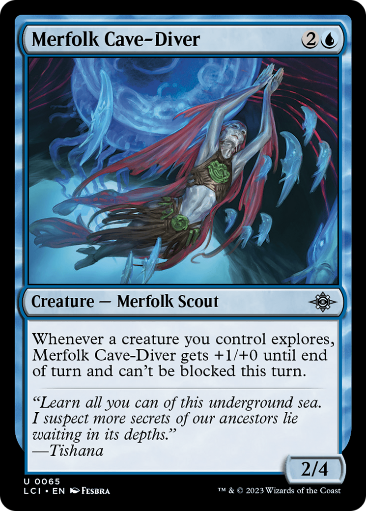 Merfolk Cave-Diver [The Lost Caverns of Ixalan] | I Want That Stuff Brandon