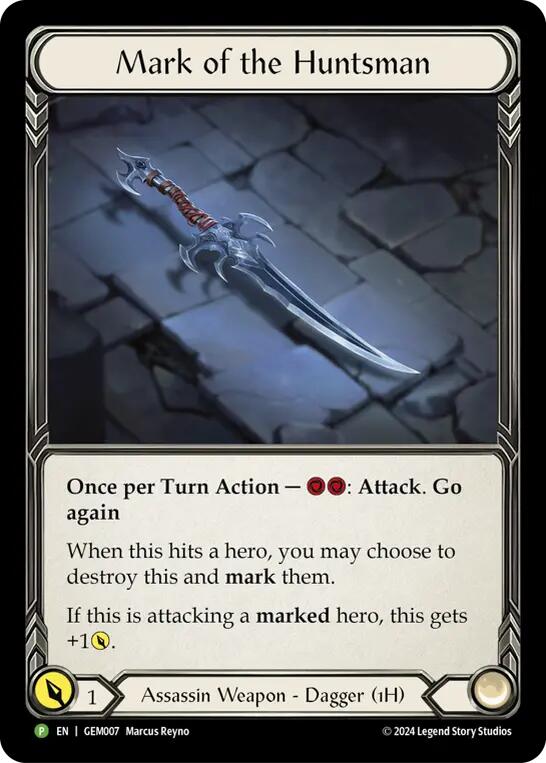 Mark of the Huntsman [GEM007] (GEM Pack 1)  Cold Foil | I Want That Stuff Brandon