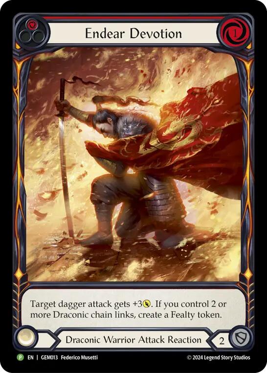 Endear Devotion [GEM013] (GEM Pack 1)  Rainbow Foil | I Want That Stuff Brandon