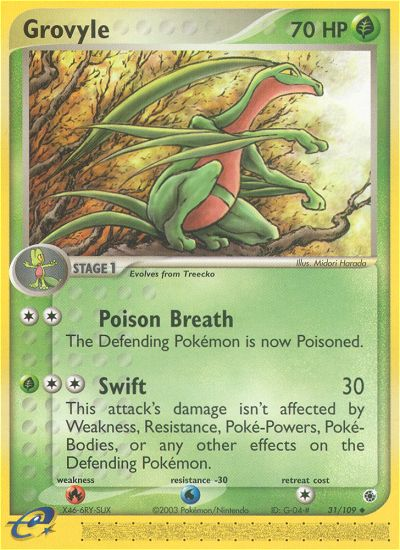 Grovyle (31/109) [EX: Ruby & Sapphire] | I Want That Stuff Brandon