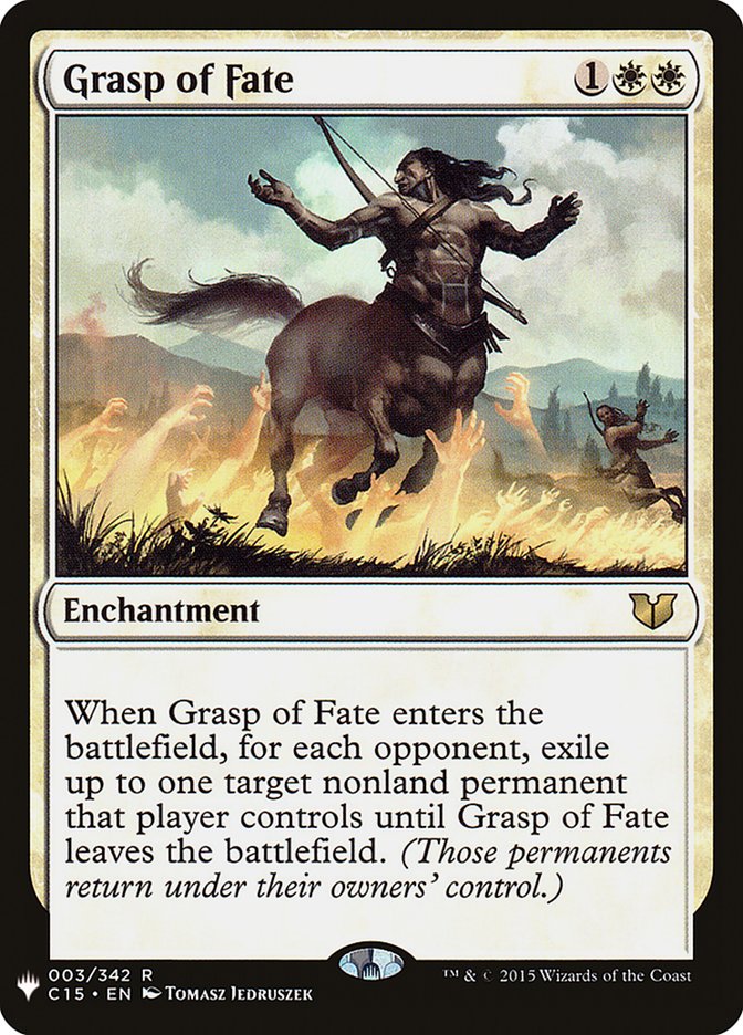 Grasp of Fate [The List] | I Want That Stuff Brandon