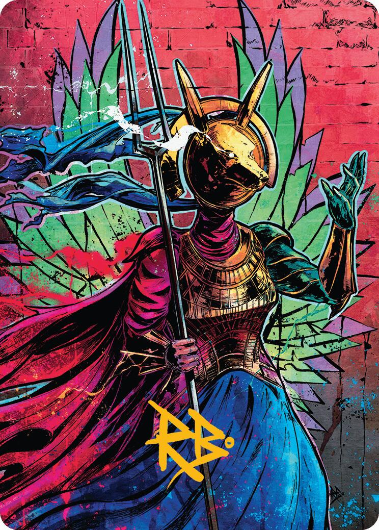 Hazoret, Godseeker Art Card (Gold-Stamped Signature) [Aetherdrift Art Series] | I Want That Stuff Brandon