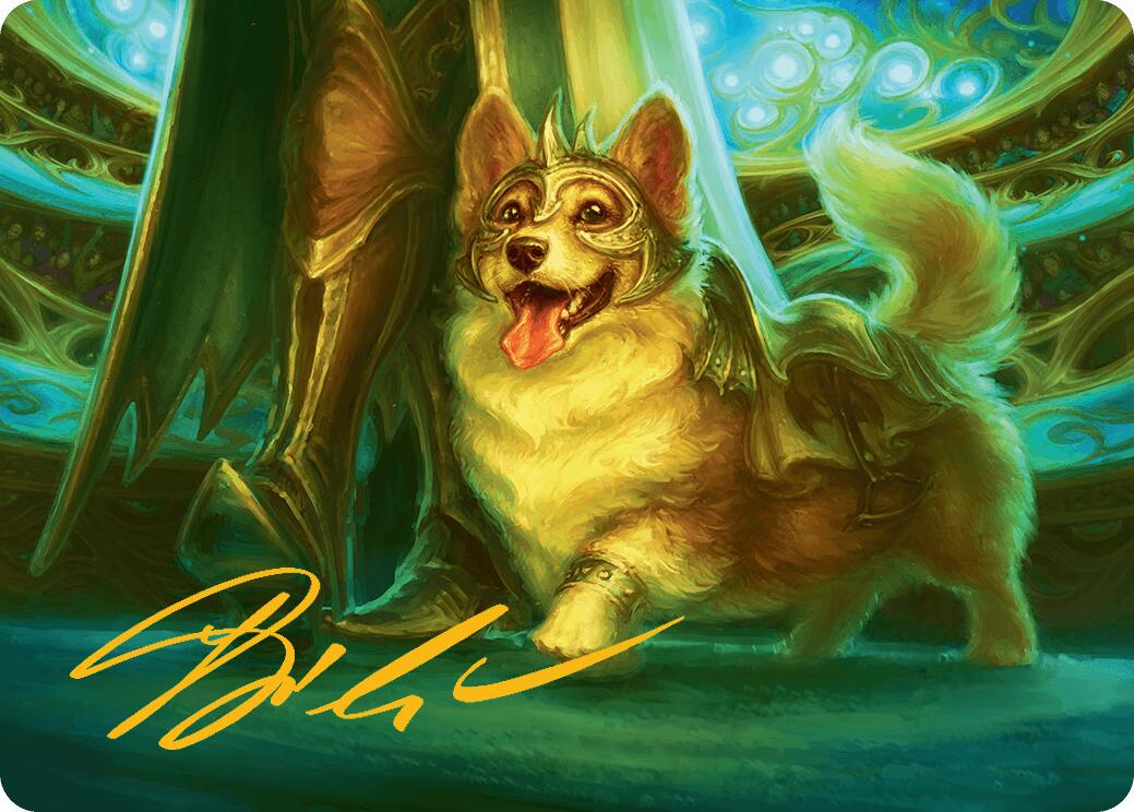 District Mascot Art Card (30/54) (Gold-Stamped Signature) [Aetherdrift Art Series] | I Want That Stuff Brandon