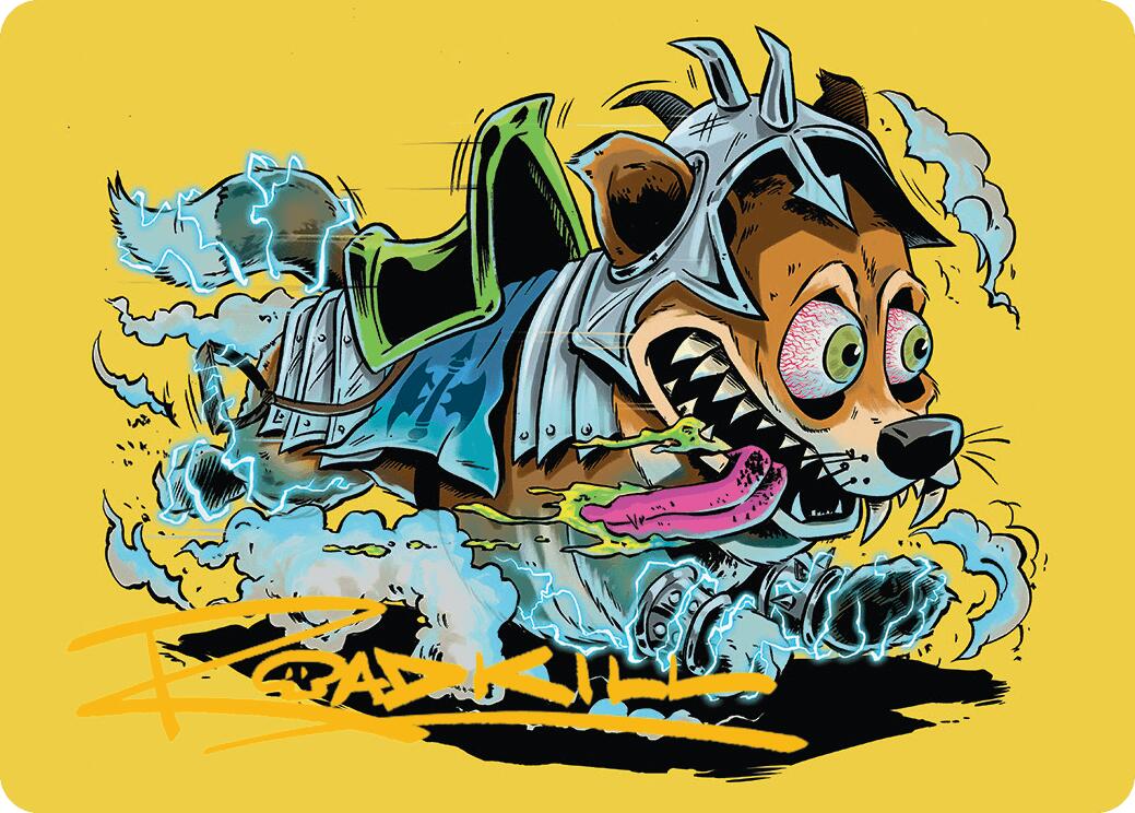 District Mascot Art Card (50/54) (Gold-Stamped Signature) [Aetherdrift Art Series] | I Want That Stuff Brandon