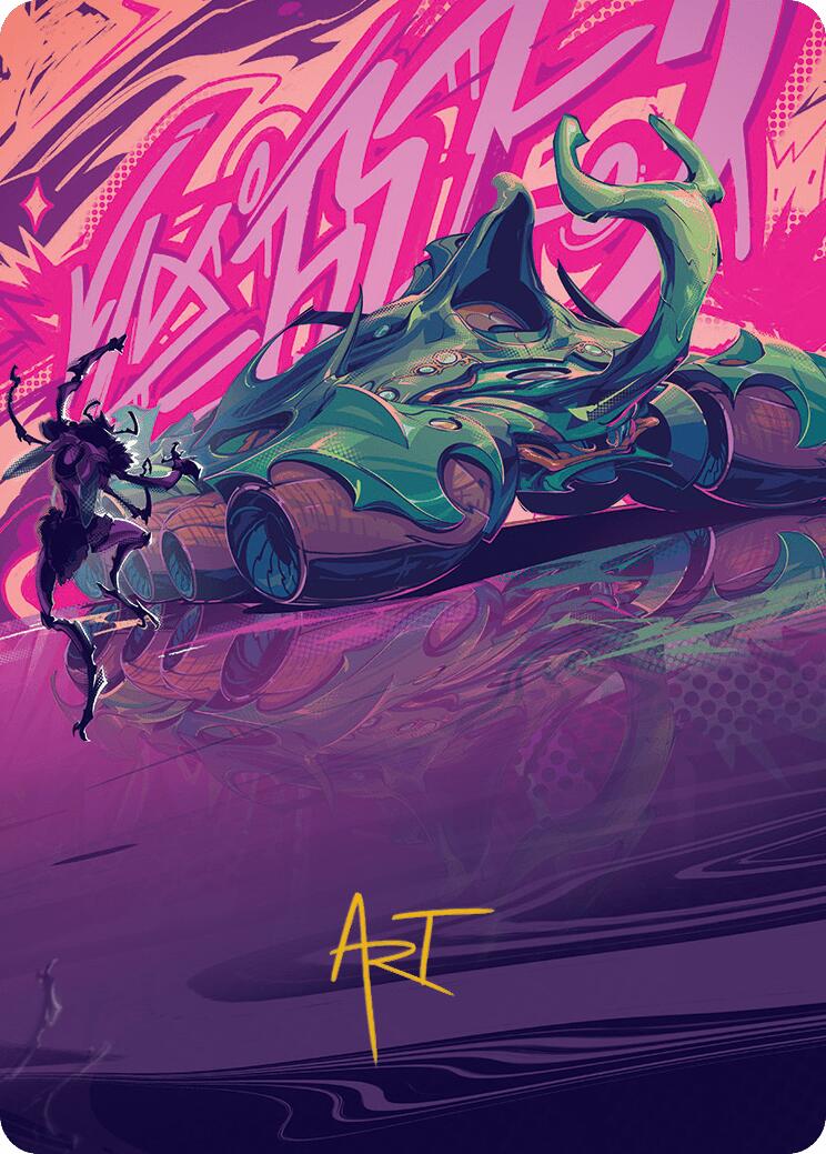 Earthrumbler Art Card (Gold-Stamped Signature) [Aetherdrift Art Series] | I Want That Stuff Brandon