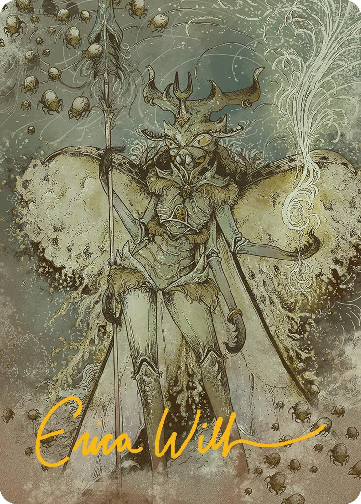 Aatchik, Emerald Radian Art Card (6/54) (Gold-Stamped Signature) [Aetherdrift Art Series] | I Want That Stuff Brandon