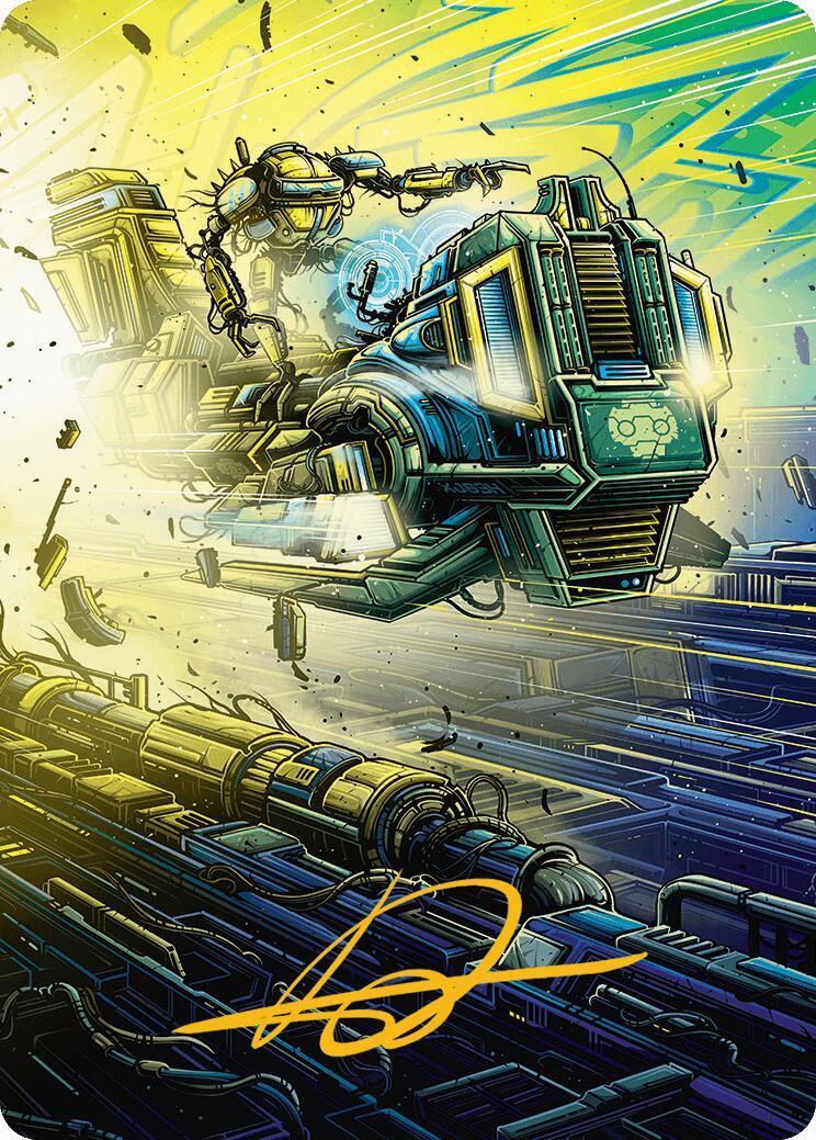 Guidelight Pathmaker Art Card (Gold-Stamped Signature) [Aetherdrift Art Series] | I Want That Stuff Brandon