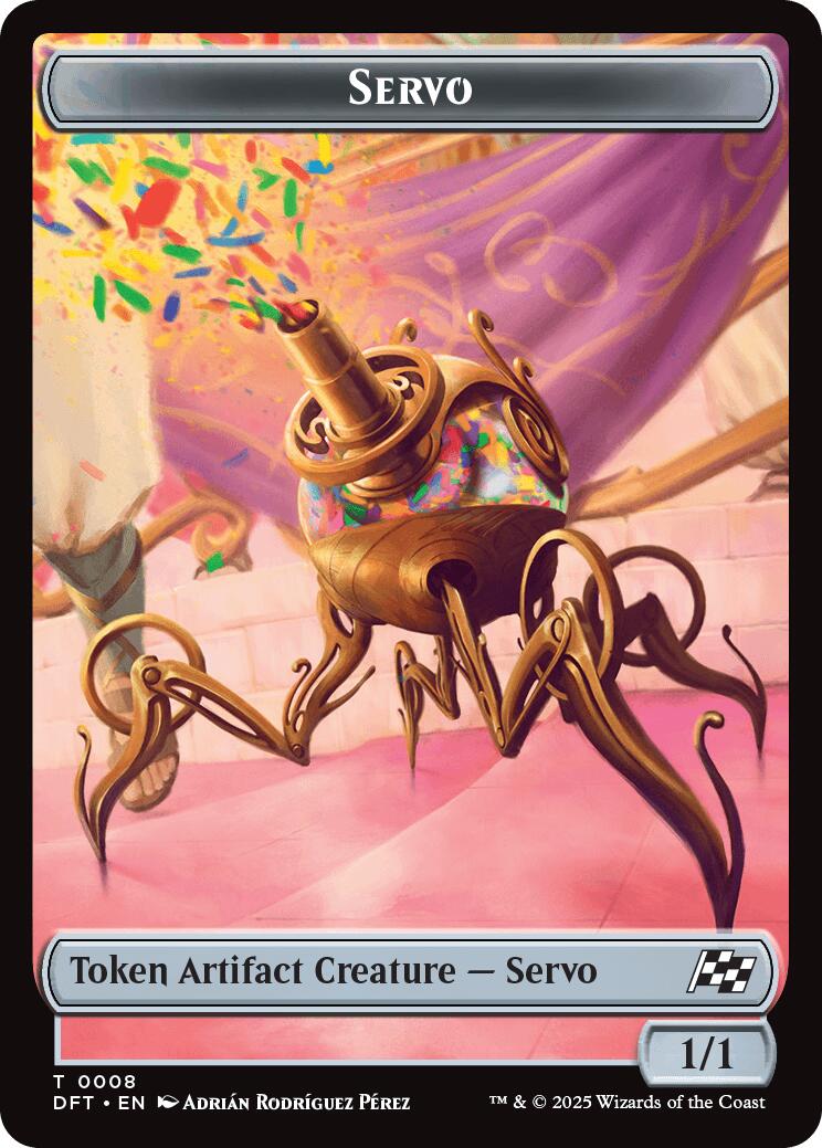 Servo // Thopter (0009) Double-Sided Token [Aetherdrift Tokens] | I Want That Stuff Brandon