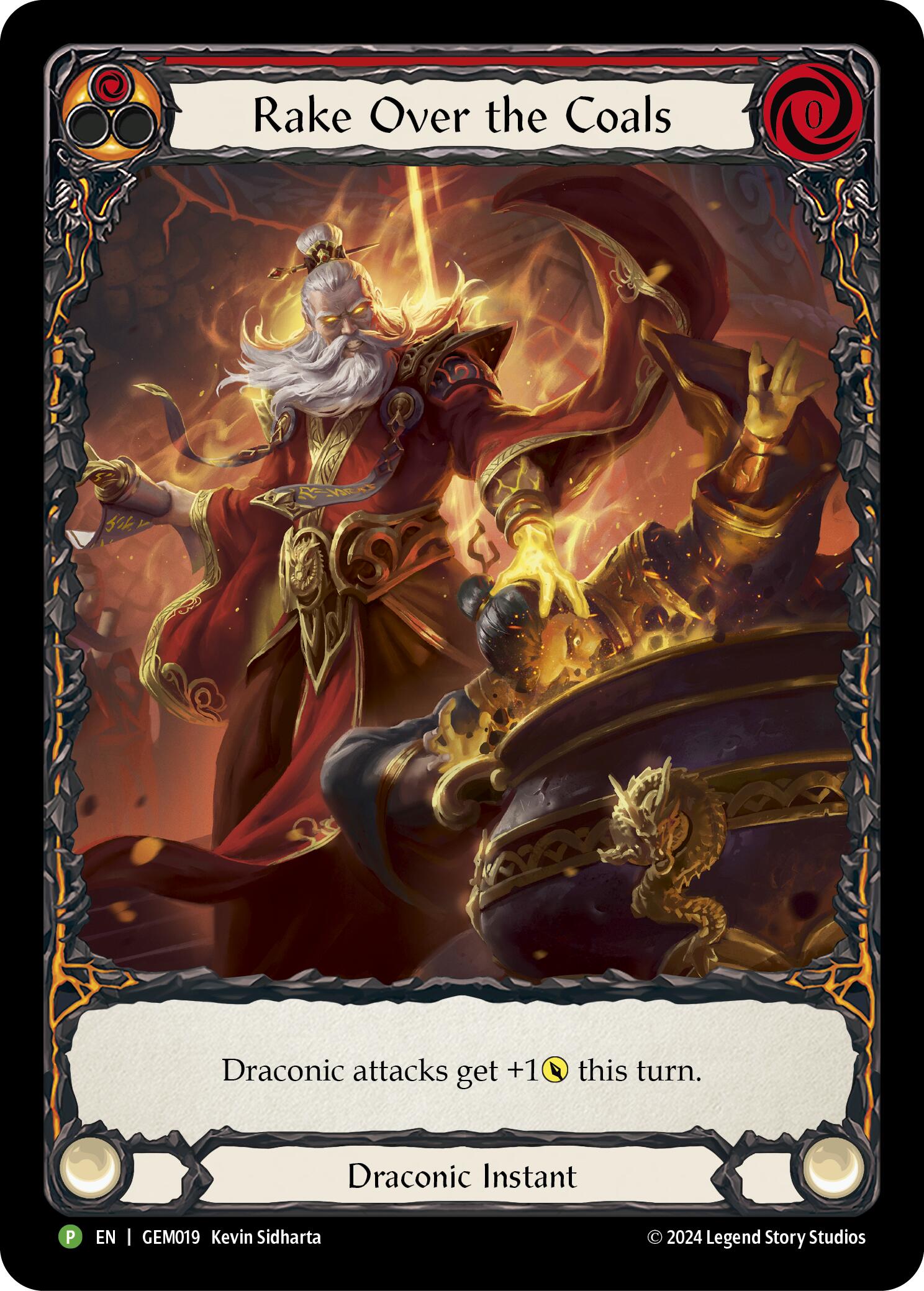 Rake Over the Coals (Red) [GEM019] (GEM Pack 1)  Rainbow Foil | I Want That Stuff Brandon