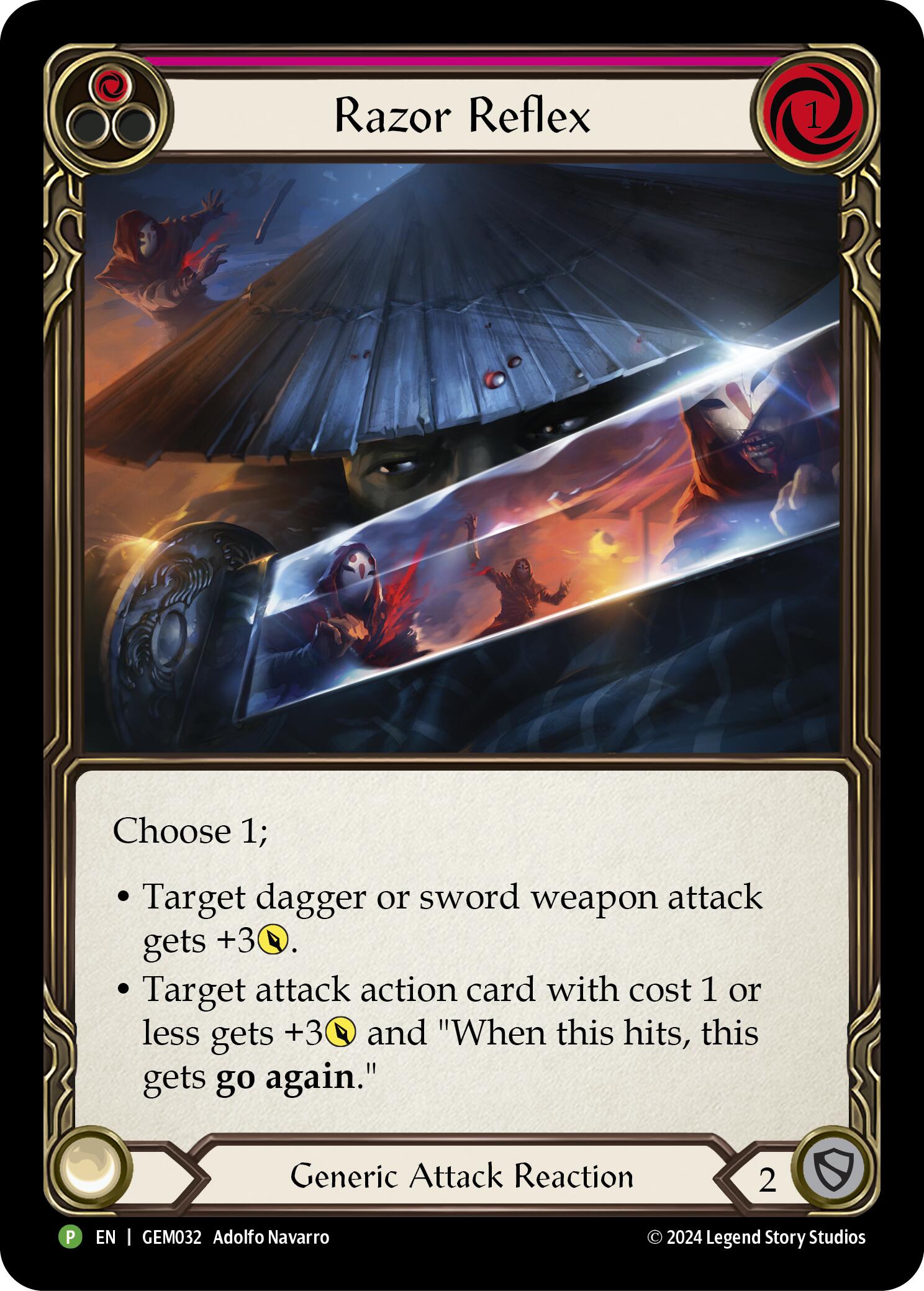 Razor Reflex (Red) [GEM032] (GEM Pack 1)  Rainbow Foil | I Want That Stuff Brandon