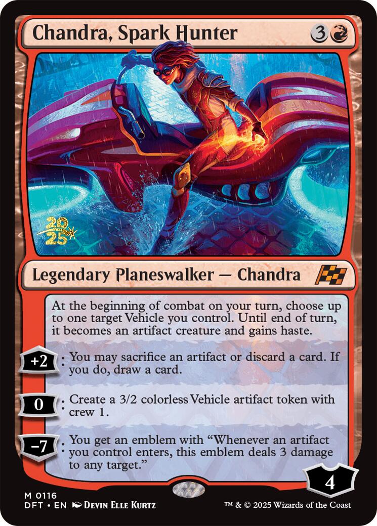 Chandra, Spark Hunter [Aetherdrift Prerelease Promos] | I Want That Stuff Brandon