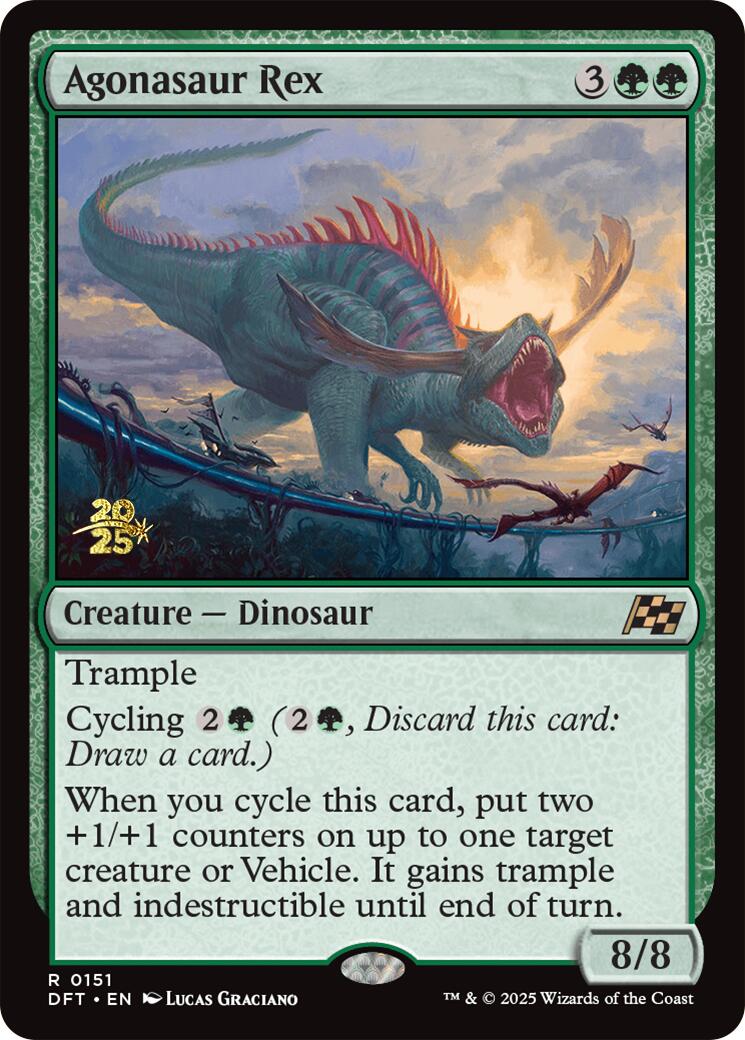 Agonasaur Rex [Aetherdrift Prerelease Promos] | I Want That Stuff Brandon