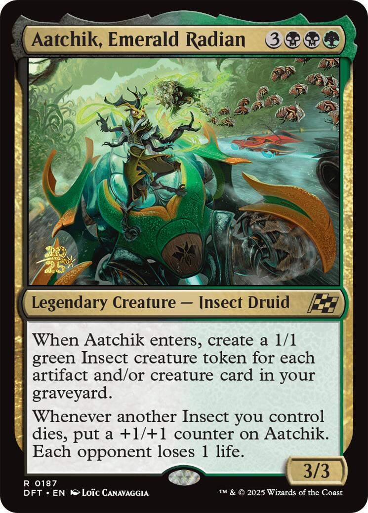 Aatchik, Emerald Radian [Aetherdrift Prerelease Promos] | I Want That Stuff Brandon