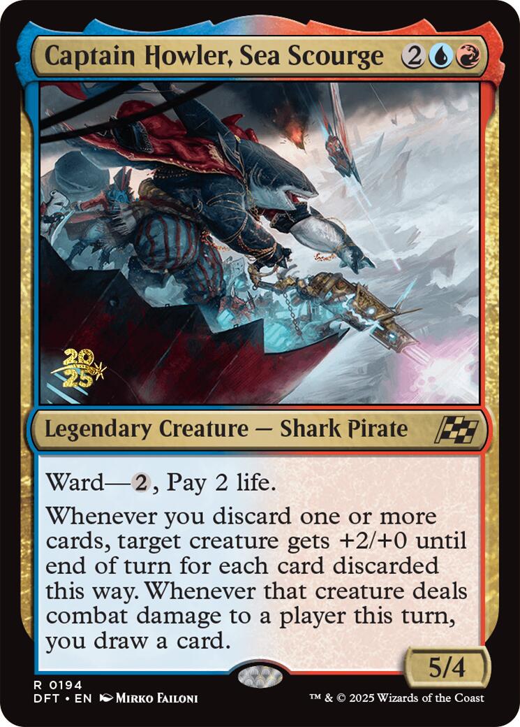 Captain Howler, Sea Scourge [Aetherdrift Prerelease Promos] | I Want That Stuff Brandon