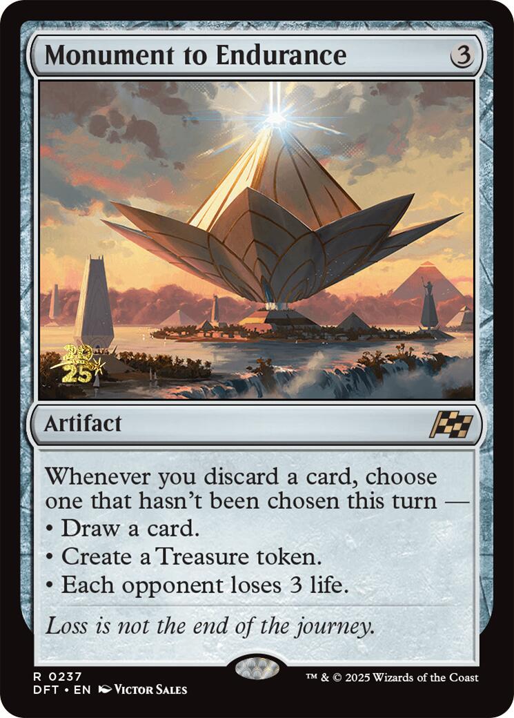 Monument to Endurance [Aetherdrift Prerelease Promos] | I Want That Stuff Brandon