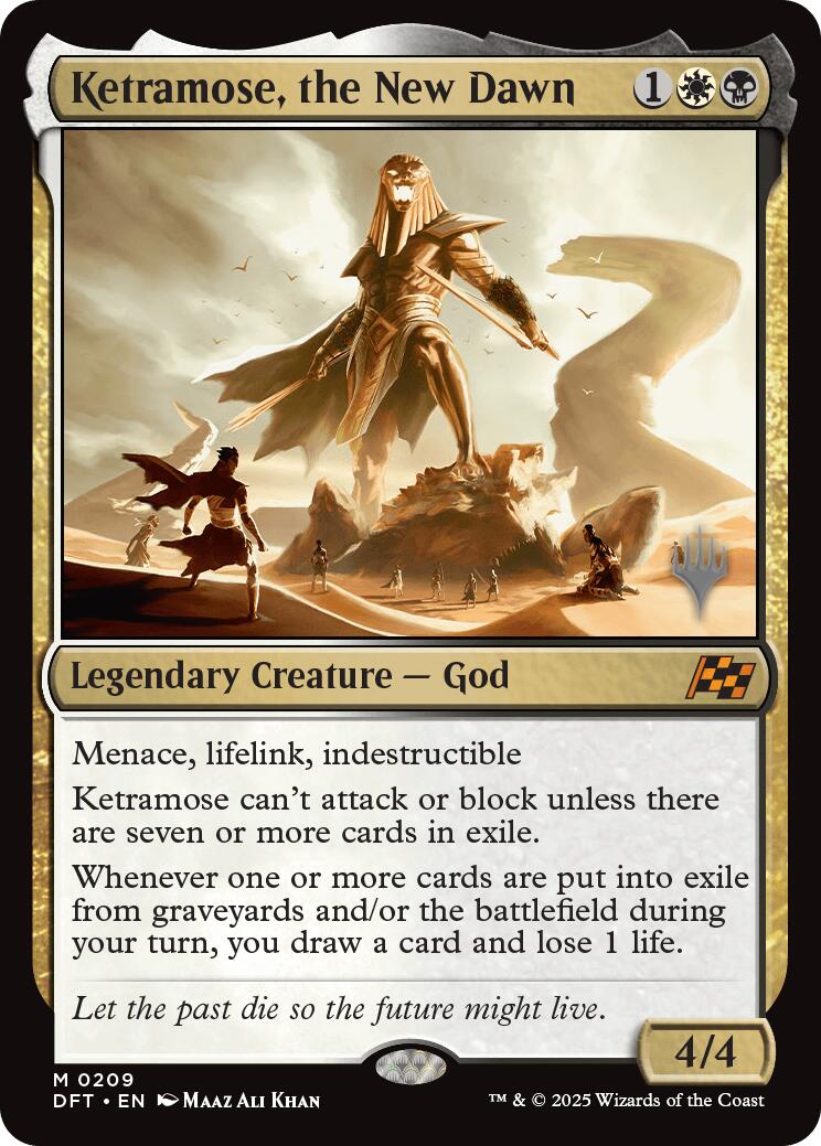 Ketramose, the New Dawn (Promo Pack) [Aetherdrift Promos] | I Want That Stuff Brandon