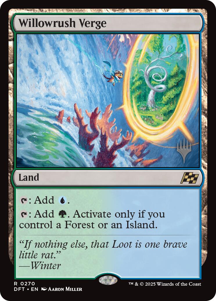 Willowrush Verge [Aetherdrift Promos] | I Want That Stuff Brandon