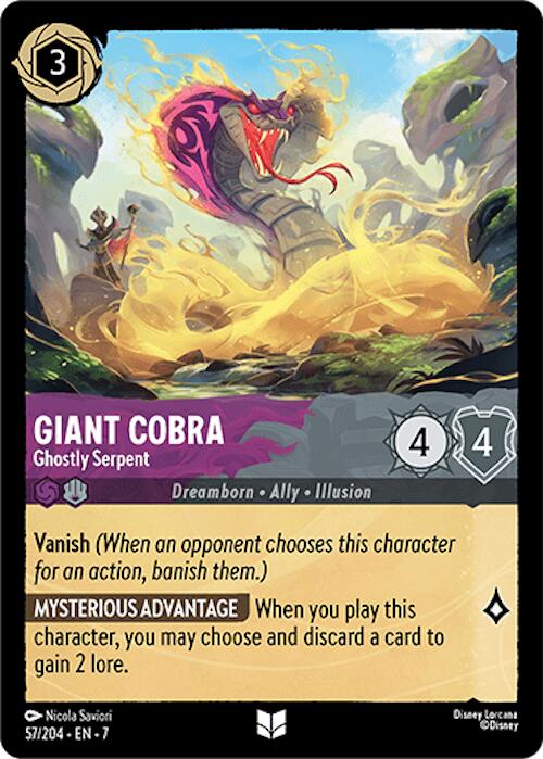 Giant Cobra - Ghostly Serpent (57/204) [Archazia's Island] | I Want That Stuff Brandon