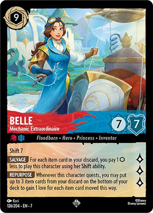 Belle - Mechanic Extraordinaire (126/204) [Archazia's Island] | I Want That Stuff Brandon