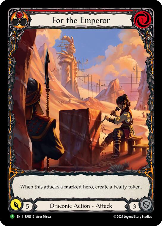 For the Emperor [FAB319] (Promo)  Rainbow Foil | I Want That Stuff Brandon