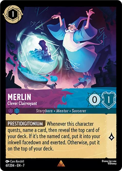 Merlin - Clever Clairvoyant (67/204) [Archazia's Island] | I Want That Stuff Brandon
