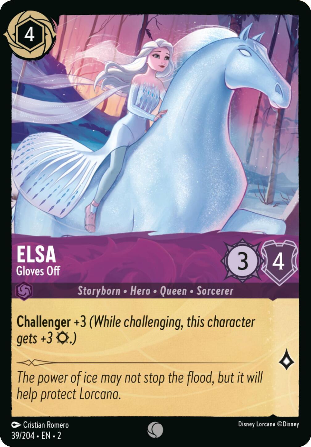 Elsa - Gloves Off (Errata Version) (39/204) [Rise of the Floodborn] | I Want That Stuff Brandon