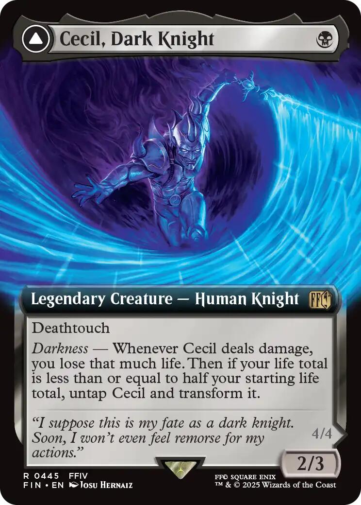 Cecil, Dark Knight // Cecil, Redeemed Paladin (Extended Art) [FINAL FANTASY] | I Want That Stuff Brandon