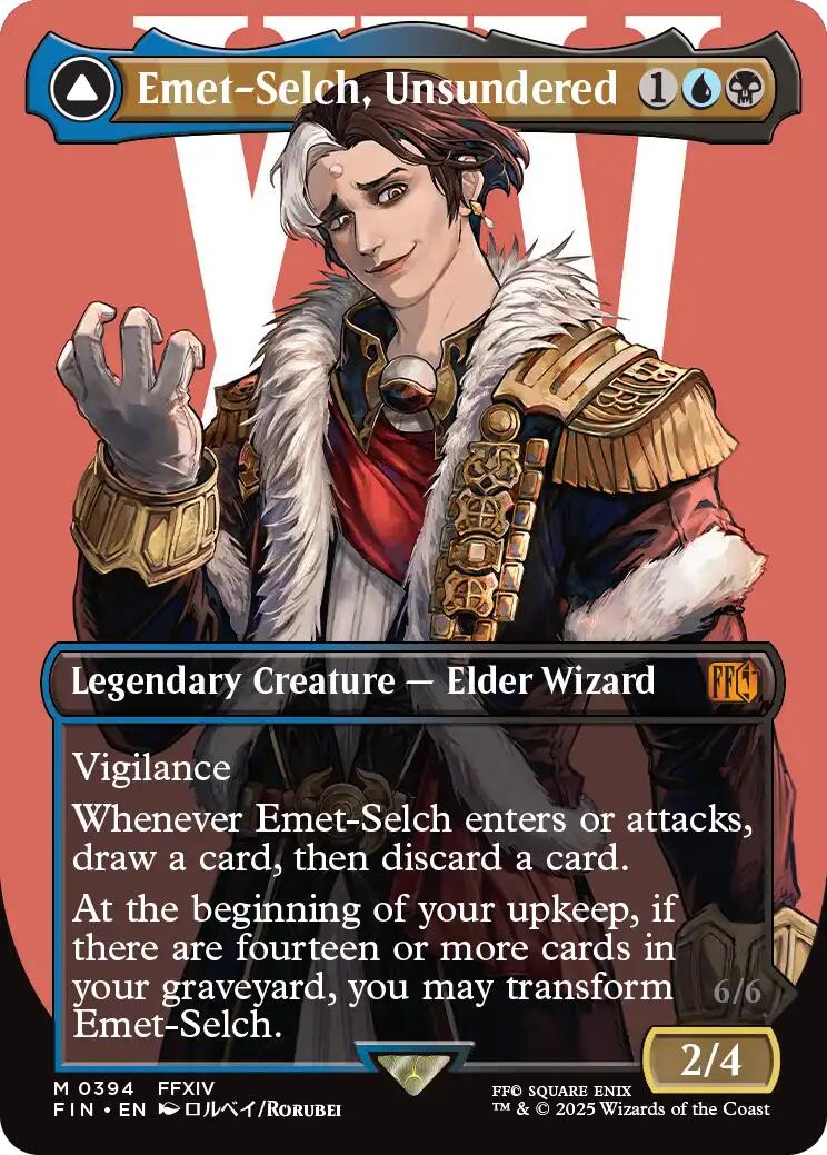 Emet-Selch, Unsundered // Hades, Sorcerer of Eld (Borderless) [FINAL FANTASY] | I Want That Stuff Brandon