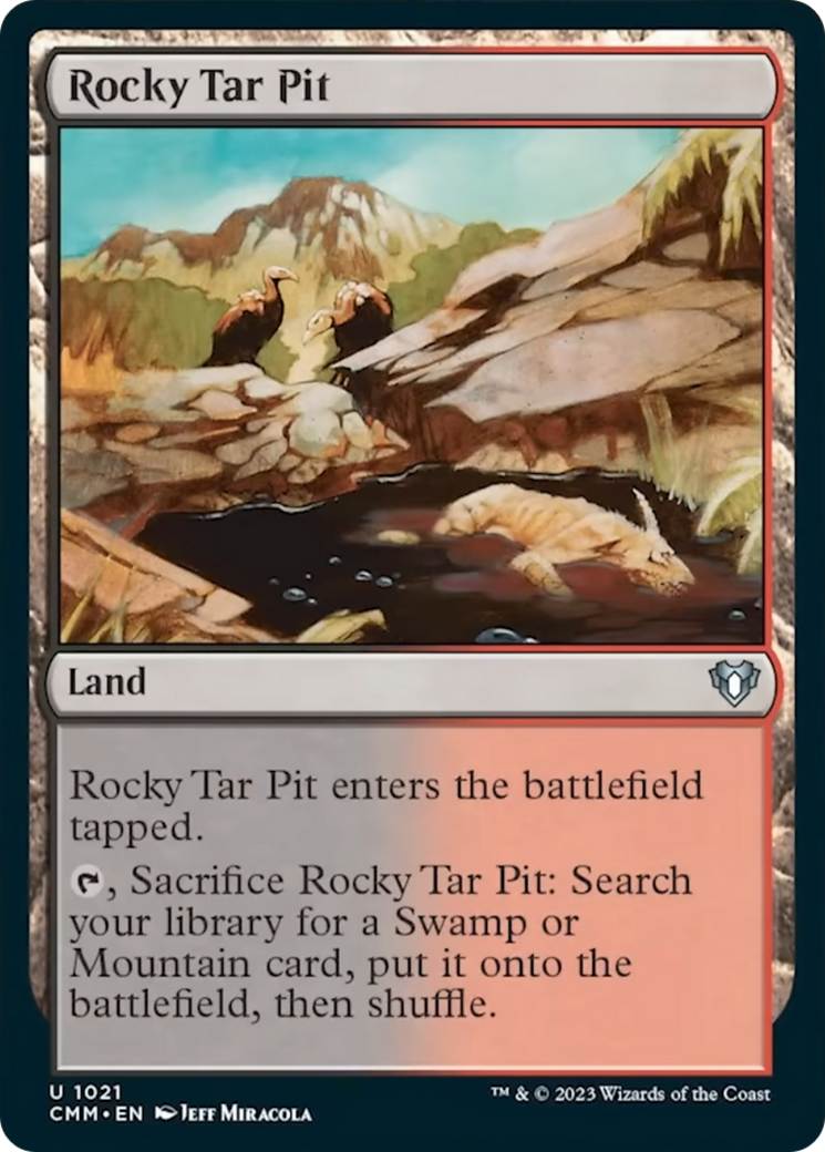 Rocky Tar Pit [Commander Masters] | I Want That Stuff Brandon