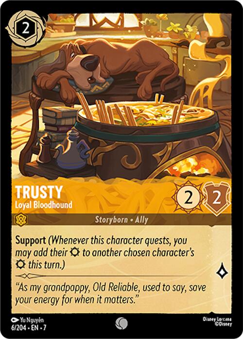 Trusty - Loyal Bloodhound (6/204) [Archazia's Island] | I Want That Stuff Brandon