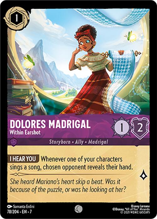 Dolores Madrigal - Within Earshot (78/204) [Archazia's Island] | I Want That Stuff Brandon