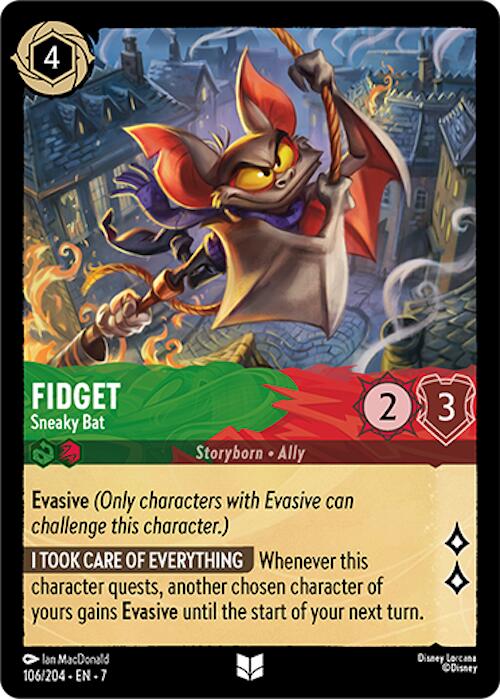 Fidget - Sneaky Bat (106/204) [Archazia's Island] | I Want That Stuff Brandon