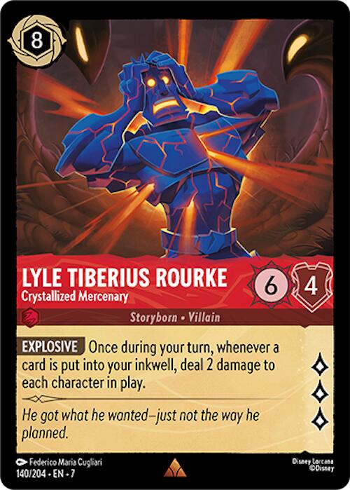 Lyle Tiberius Rourke - Crystallized Mercenary (140/204) [Archazia's Island] | I Want That Stuff Brandon