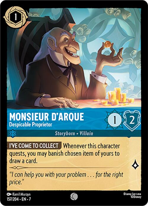 Monsieur D'Arque - Despicable Proprietor (157/204) [Archazia's Island] | I Want That Stuff Brandon