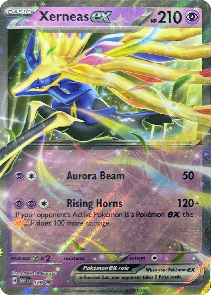 Xerneas ex (179) [Scarlet & Violet: Black Star Promos] | I Want That Stuff Brandon