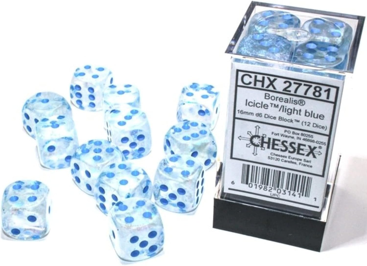 Chessex: 12mm Borealis Dice | I Want That Stuff Brandon