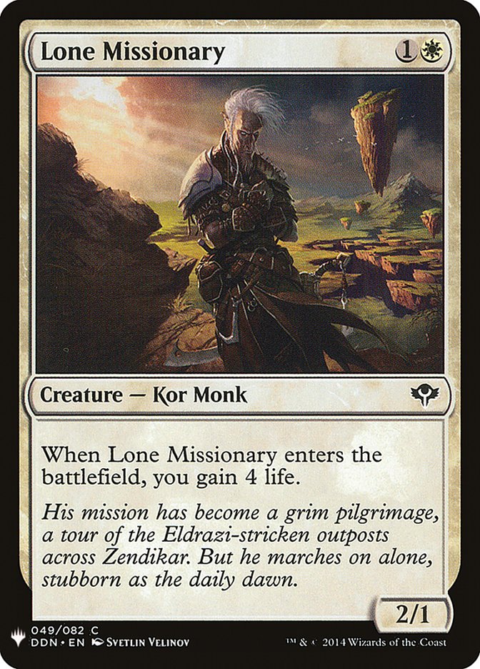 Lone Missionary [Mystery Booster] | I Want That Stuff Brandon