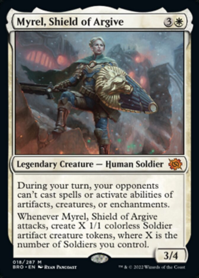 Myrel, Shield of Argive (Promo Pack) [The Brothers' War Promos] | I Want That Stuff Brandon