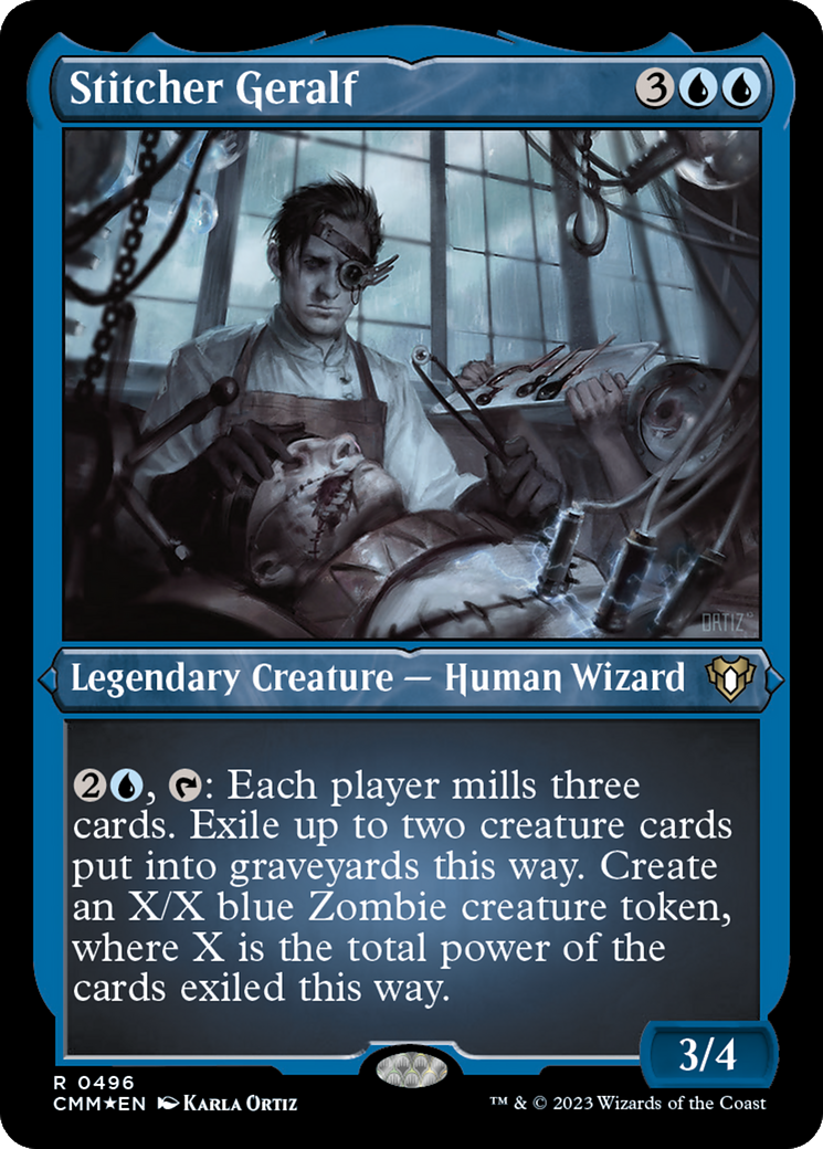 Stitcher Geralf (Foil Etched) [Commander Masters] | I Want That Stuff Brandon