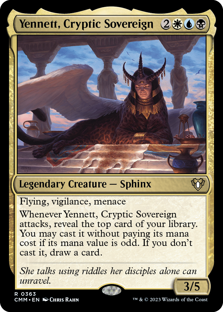 Yennett, Cryptic Sovereign [Commander Masters] | I Want That Stuff Brandon