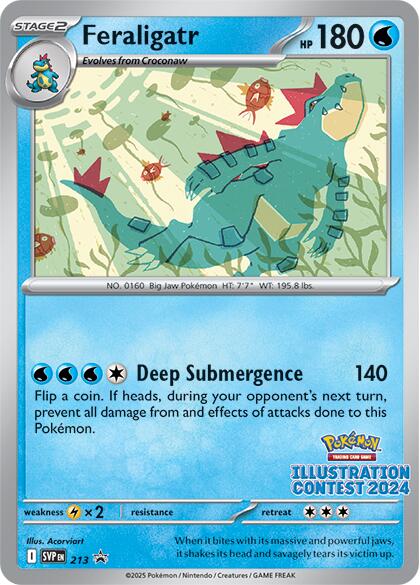 Feraligatr (213) [Scarlet & Violet: Black Star Promos] | I Want That Stuff Brandon