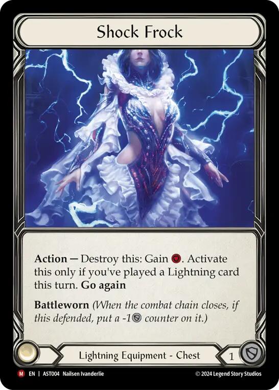 Shock Frock [AST004] (Armory Deck: Aurora)  Rainbow Foil | I Want That Stuff Brandon