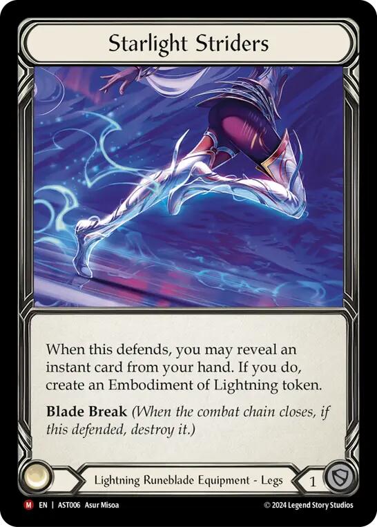 Starlight Striders [AST006] (Armory Deck: Aurora)  Rainbow Foil | I Want That Stuff Brandon