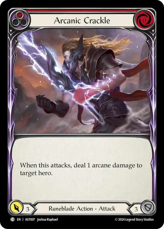 Arcanic Crackle (Red) [AST007] (Armory Deck: Aurora) | I Want That Stuff Brandon