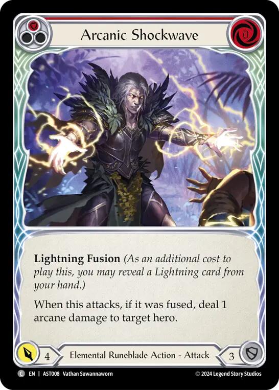 Arcanic Shockwave (Red) [AST008] (Armory Deck: Aurora) | I Want That Stuff Brandon
