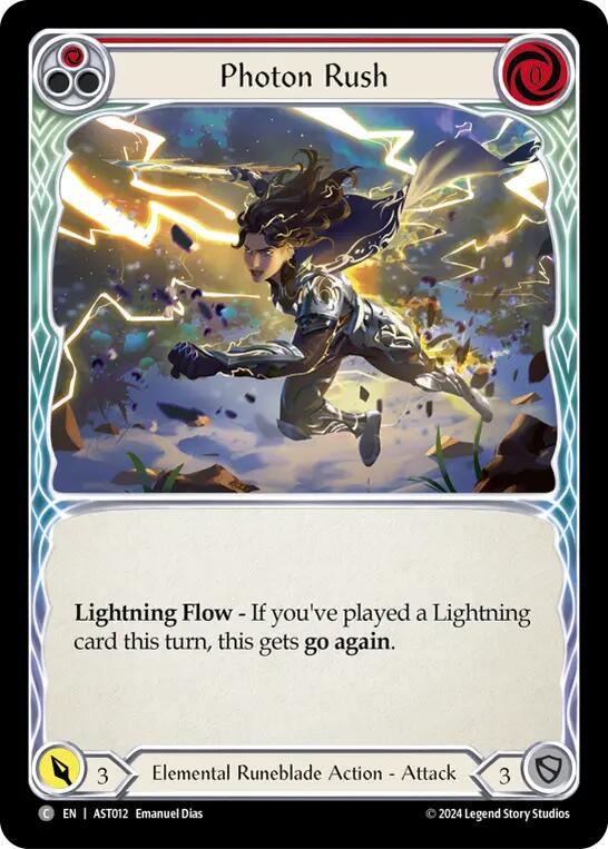 Photon Rush (Red) [AST012] (Armory Deck: Aurora) | I Want That Stuff Brandon