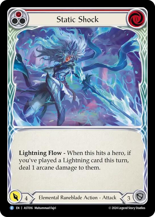 Static Shock (Red) [AST016] (Armory Deck: Aurora) | I Want That Stuff Brandon