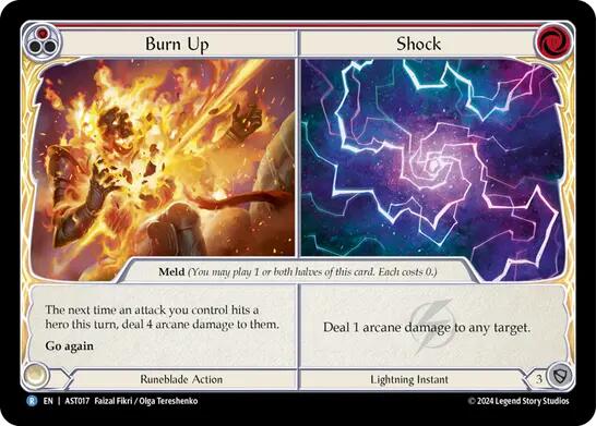Burn Up // Shock [AST017] (Armory Deck: Aurora) | I Want That Stuff Brandon